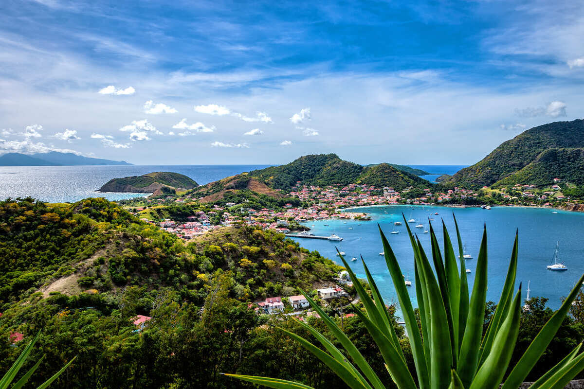 Panoramic View Of Dominica Island, Caribbean Sea